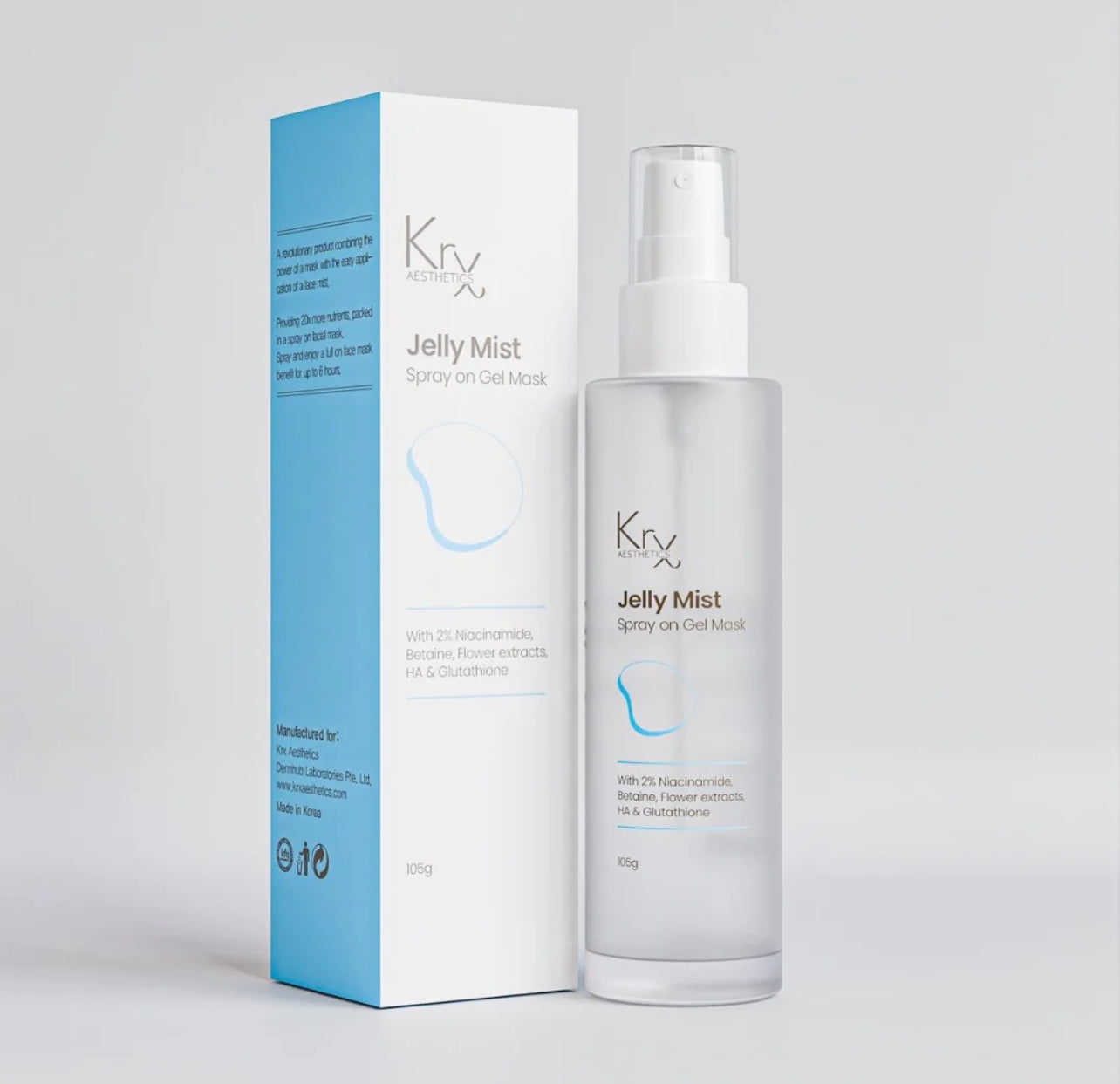 KrX Jelly Mist Spray on Gel Mask